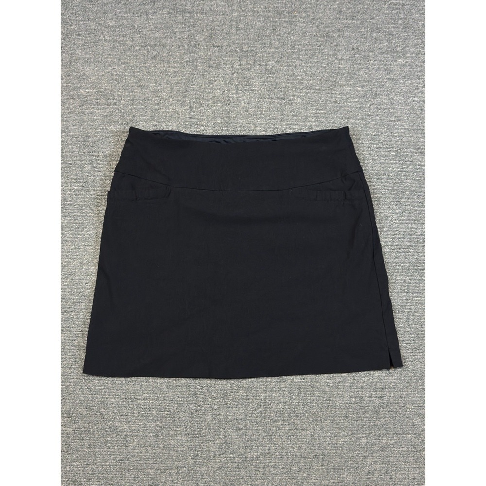 SC&CO Skort Women's Size Large Black Golf Tennis Pickleball Summer Casual